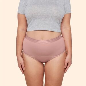Women's Pink High-Waist Briefs